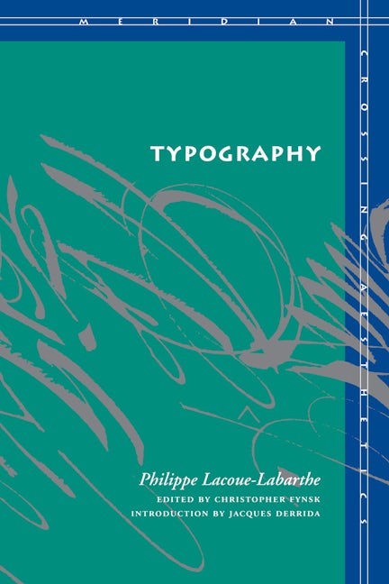 Book cover image for Typography ISBN: 9780804732826